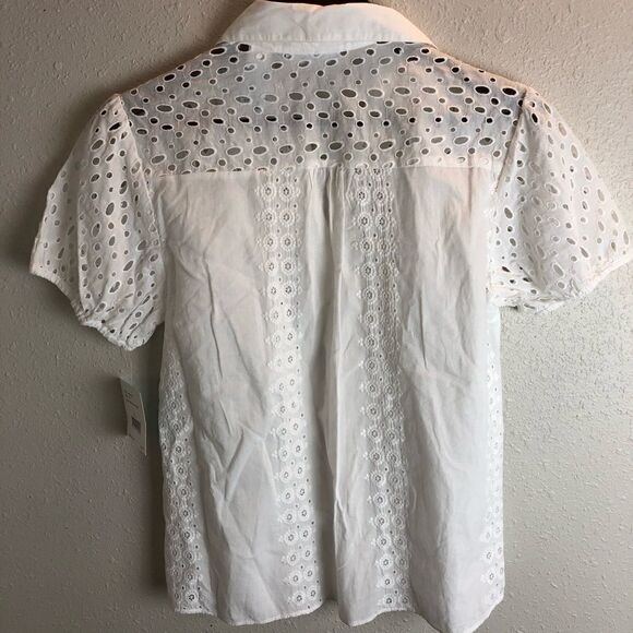 NWT JH Collectibles White Button Down Shirt Size L - Picture 8 of 8